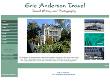 Tablet Screenshot of ericandersontravel.com